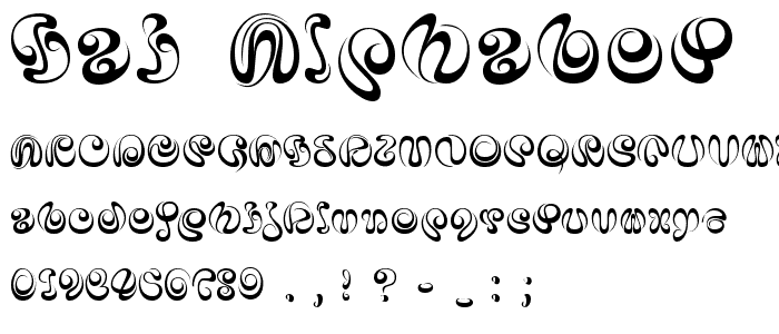 iAi Alphabet font